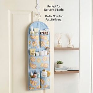 Avon Retro Floral Hanging Travel Organizer Makeup & Toiletry Case Nursery Case